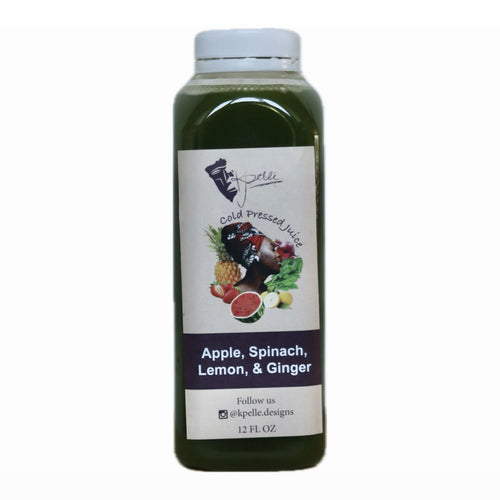 Apple Spinach Lemon Ginger