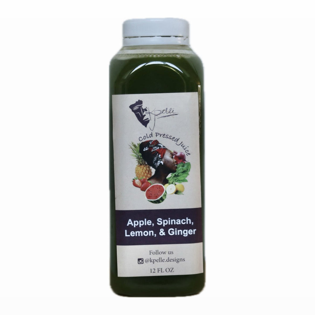 Apple Spinach Lemon Ginger